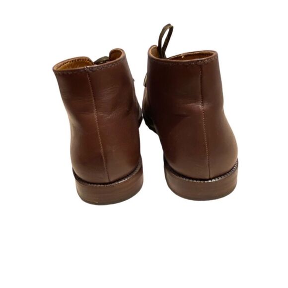 Vintage Henry Cuir for Barney’s New York Lace-up Brown 2-Tone Ankle Boots Sz 38 - Picture 11 of 12